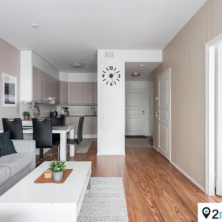 Homelike 1br With Sauna, Balcony & Free Parking