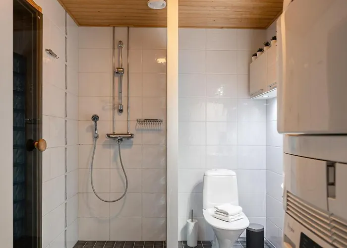 Homelike 1br With Free Parking, Sauna & Balcony Apartment